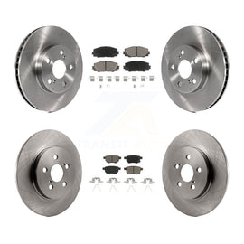 Front Rear Disc Brake Rotors And Ceramic Pads Kit For Lexus CT200h