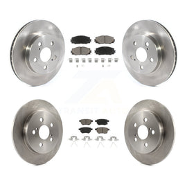 Front Rear Disc Brake Rotors And Ceramic Pads Kit For Toyota Prius Corolla Prime
