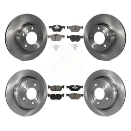 Front Rear Disc Brake Rotors And Ceramic Pads Kit For BMW 328i 328xi 325xi