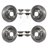 Front Rear Disc Brake Rotors And Ceramic Pads Kit For BMW 328i 325i 323i
