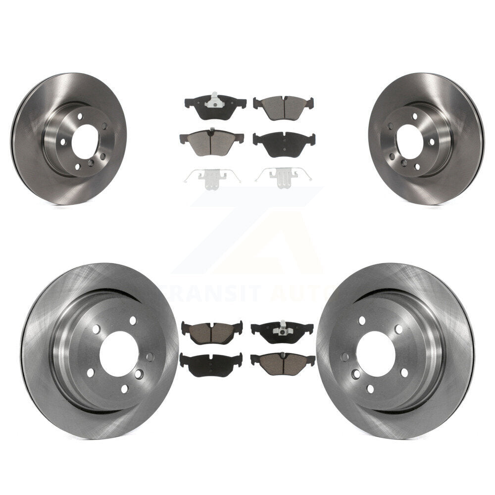 Front Rear Disc Brake Rotors And Ceramic Pads Kit For 2008 BMW 328xi To 08 07
