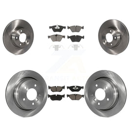 Front Rear Disc Brake Rotors And Ceramic Pads Kit For 2008 BMW 328xi To 08 07