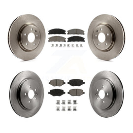 [Front+Rear] 2013 Ford Explorer Sport Premium OE Brake Rotors & Ceramic Pads Kit For Max Braking