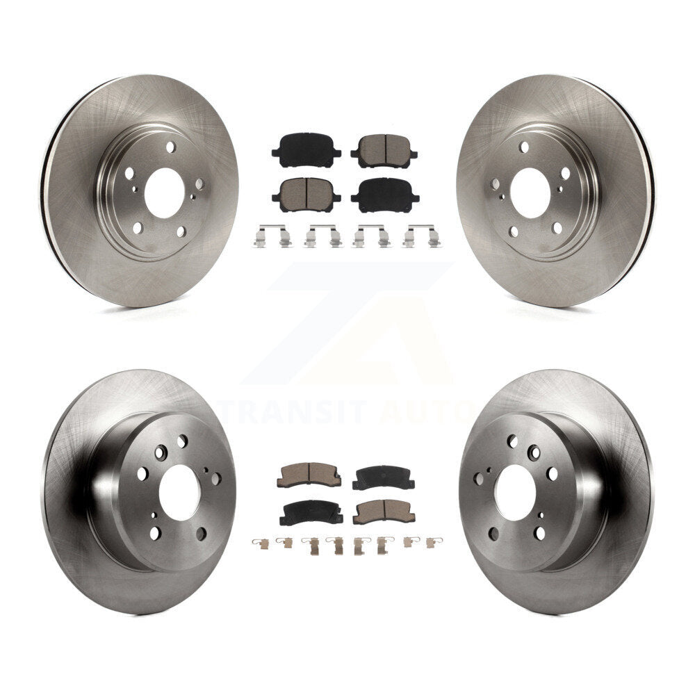 [Front+Rear] 1999-2001 Lexus RX300 FWD Premium OE Brake Kit & Ceramic Pads For Max Braking