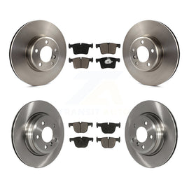 [Front+Rear] 2014-2015 BMW 335i GT xDrive Premium OE Brake Rotors & Ceramic Pads Kit For Max Braking