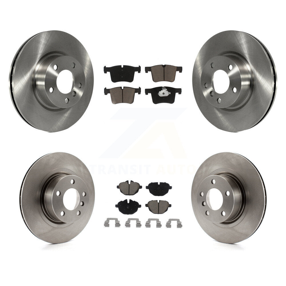 Front Rear Disc Brake Rotors And Ceramic Pads Kit For BMW X3 X4