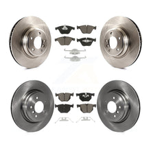 Load image into Gallery viewer, Front Rear Brake Rotor &amp; Ceramic Pad Kit For BMW 335i xDrive X1 335d 335xi 335is