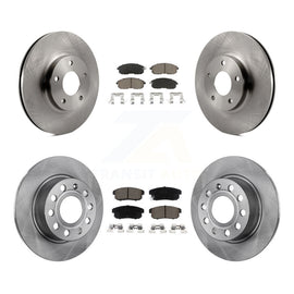 Front Rear Disc Brake Rotors And Ceramic Pads Kit For Nissan Maxima INFINITI I35