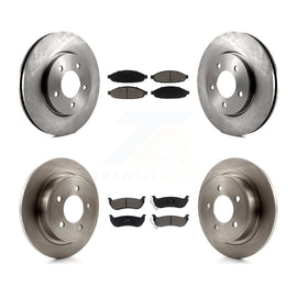 [Front+Rear] 2004-2008 Chrysler Pacifica Premium OE Brake Rotors & Ceramic Pads Kit For Max Braking