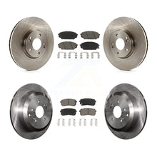 Load image into Gallery viewer, [Front+Rear] 2007-2012 Hyundai Veracruz Premium OE Brake Rotors &amp; Ceramic Pads Kit For Max Braking