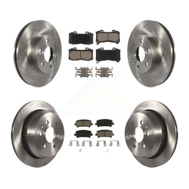 Front Rear Disc Brake Rotors & Ceramic Pad Kit For Chevrolet Colorado GMC Canyon