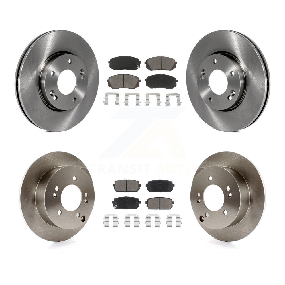 [Front+Rear] 2007-2009 Kia Rondo Premium OE Brake Kit & Ceramic Pads For Max Braking