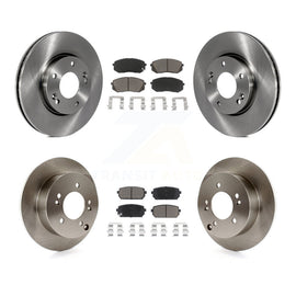 [Front+Rear] 2007-2009 Kia Rondo Premium OE Brake Rotors & Ceramic Pads Kit For Max Braking