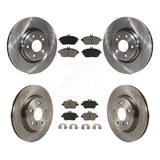 Front Rear Brake Rotors Ceramic Pad Kit For Mercedes-Benz GLA250 CLA250 INFINITI