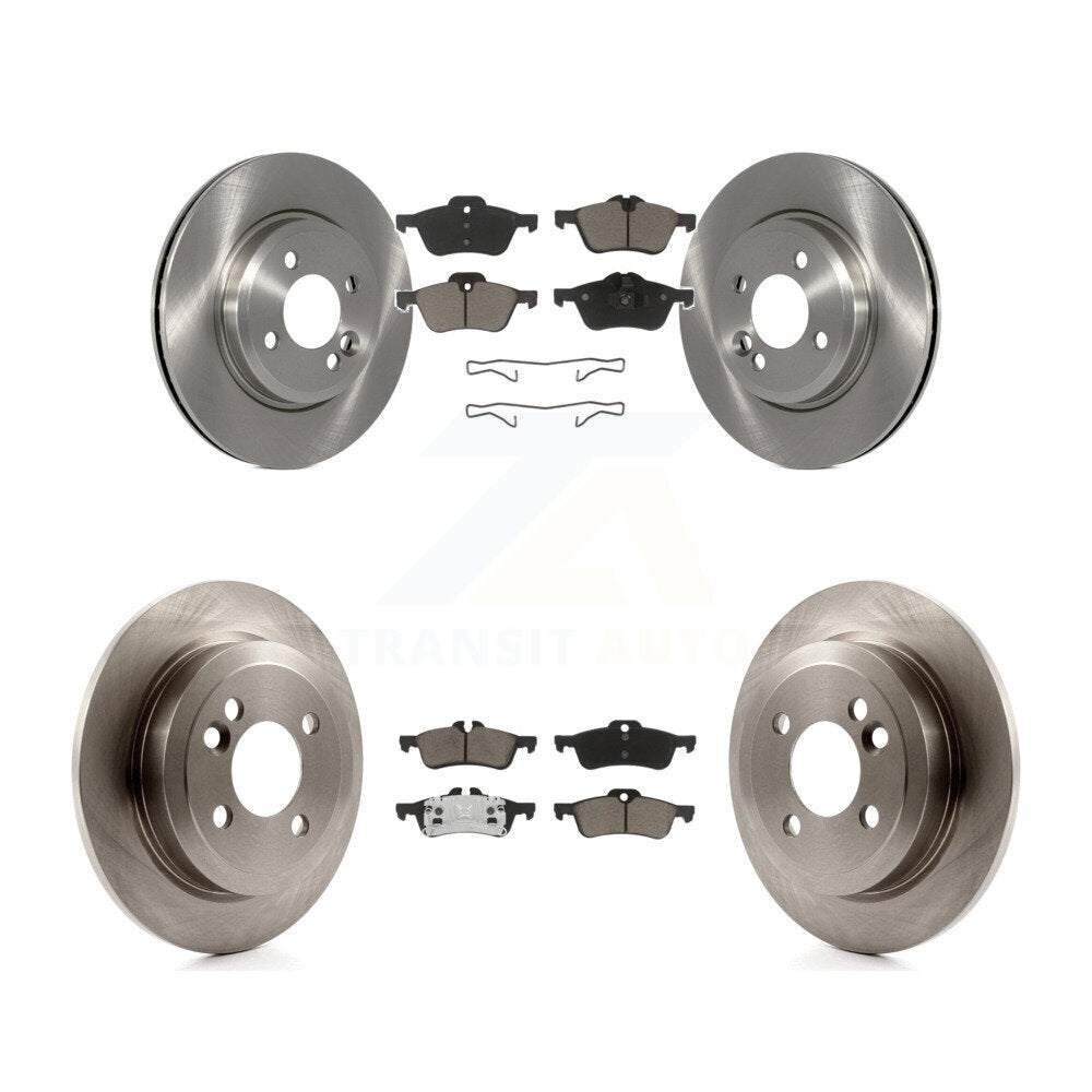 Front Rear Brake Rotor Ceramic Pad Kit For Mini Cooper With 276mm Diameter