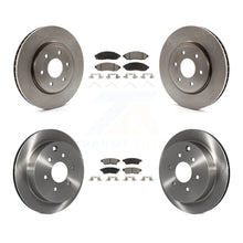 Load image into Gallery viewer, Front Rear Brake Rotor Ceramic Pad Kit For Nissan Frontier Xterra Suzuki Equator