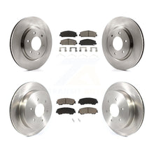 Charger l'image dans la galerie, [Front+Rear] 2017-2023 Nissan TITAN Premium OE Brake Rotors &amp; Ceramic Pads Kit For Max Braking