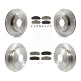 [Front+Rear] 2017-2023 Nissan TITAN Premium OE Brake Rotors & Ceramic Pads Kit For Max Braking