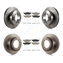 Charger l&#39;image dans la galerie, Front Rear Brake Rotors Ceramic Pad Kit For Ford F59 F-53 Motorhome Chassis F-59