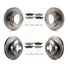 Charger l&#39;image dans la galerie, [Front+Rear] 1999 Ford F-450 Super Duty F-550 Premium OE Brake Kit &amp; Ceramic Pads For Max Braking