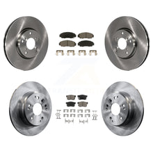 Charger l&#39;image dans la galerie, Front Rear Brake Rotor Ceramic Pad Kit For 04-05 Acura TL Automatic transmission