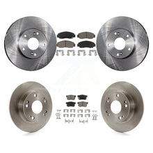 Charger l'image dans la galerie, Front Rear Disc Brake Rotors And Ceramic Pads Kit For Honda Accord