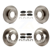 Charger l'image dans la galerie, Front Rear Disc Brake Rotor And Ceramic Pad Kit For Kia Sedona Hyundai Entourage