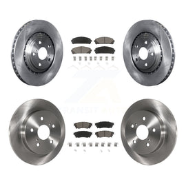 Front Rear Disc Brake Rotors And Ceramic Pads Kit For Lexus NX200t NX300 NX300h