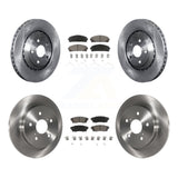 Front Rear Disc Brake Rotors And Ceramic Pads Kit For Lexus NX200t NX300 NX300h