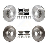 Front Rear Brake Rotor And Ceramic Pad Kit For Hyundai Genesis G80 Kia K900 3.8L
