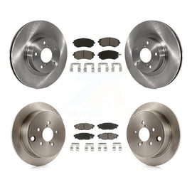Front Rear Disc Brake Rotors And Ceramic Pads Kit For Subaru Impreza