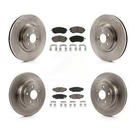 Front Rear Disc Brake Rotors And Ceramic Pads Kit For Subaru Legacy