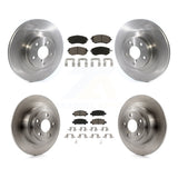 [Front+Rear] 2005-2006 Subaru Baja Turbocharged Premium OE Brake Rotors & Ceramic Pads Kit For Max Braking