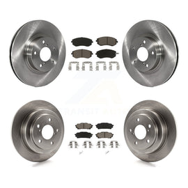 Front Rear Disc Brake Rotors And Ceramic Pads Kit For Subaru Impreza Saab 9-2X