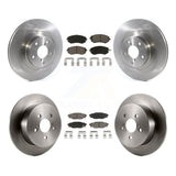 Front Rear Disc Brake Rotors And Ceramic Pads Kit For Subaru Outback Legacy