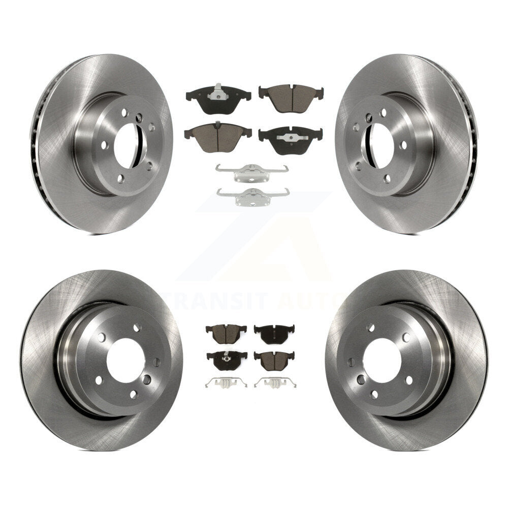 Front Rear Disc Brake Rotor Ceramic Pad Kit For BMW 530xi 535xi 528i xDrive 535i