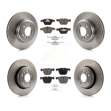 Load image into Gallery viewer, Front Rear Disc Brake Rotors &amp; Ceramic Pad Kit For BMW 650i 535i 550i 645Ci 545i