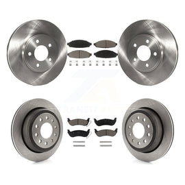 [Front+Rear] 2003-2011 Lincoln Town Car Sedan Premium OE Brake Rotors & Ceramic Pads Kit For Max Braking