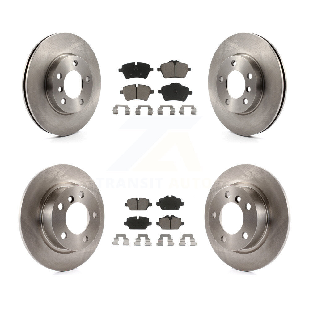 Front Rear Disc Brake Rotor & Ceramic Pad Kit For Mini Cooper Countryman Paceman