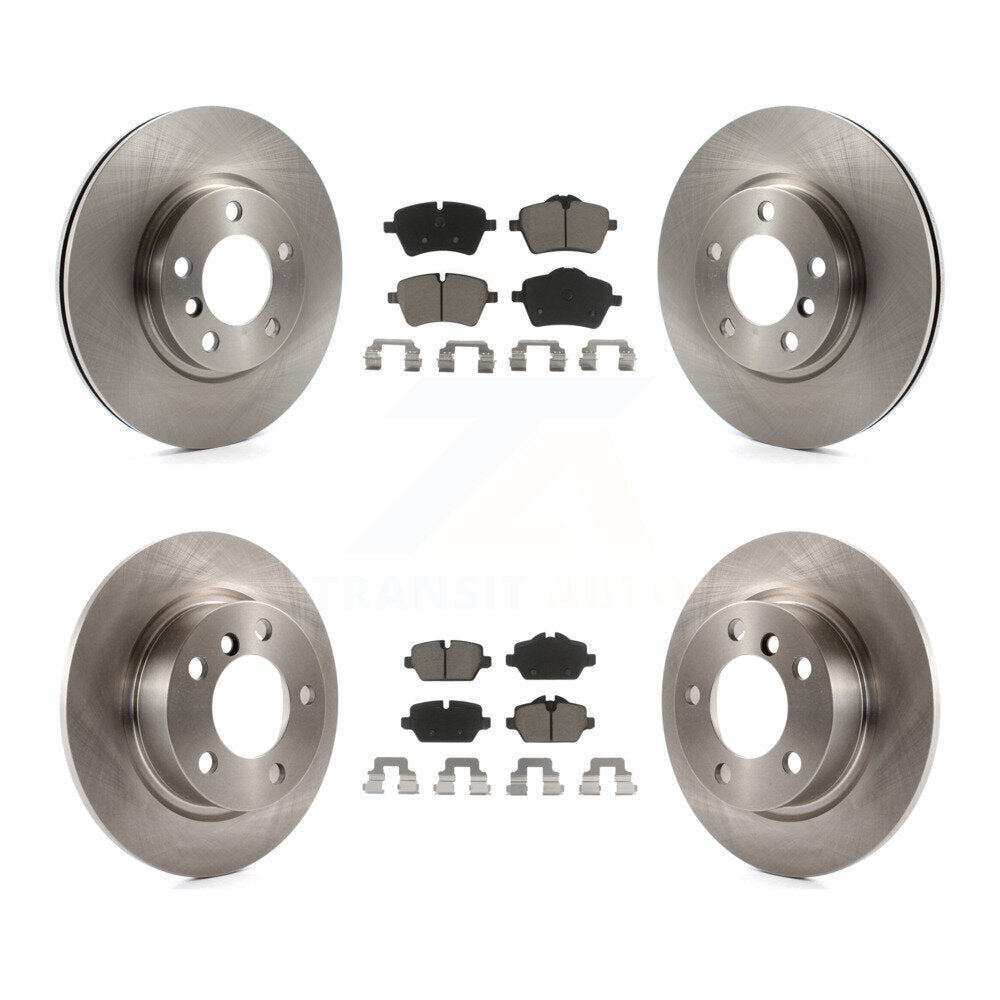 Front Rear Disc Brake Rotor & Ceramic Pad Kit For Mini Cooper Countryman Paceman