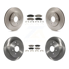 Charger l'image dans la galerie, Front Rear Brake Rotor &amp; Ceramic Pad Kit For Nissan Frontier Suzuki Equator 2.5L