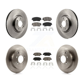 [Front+Rear] 2017-2021 Kia Sportage Turbocharged Premium OE Brake Rotors & Ceramic Pads Kit For Max Braking