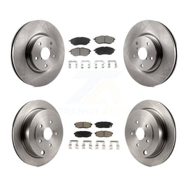 Front Rear Disc Brake Rotors And Ceramic Pads Kit For Subaru Tribeca B9