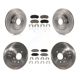 Front Rear Disc Brake Rotors And Ceramic Pads Kit For Nissan Rogue Sport Qashqai