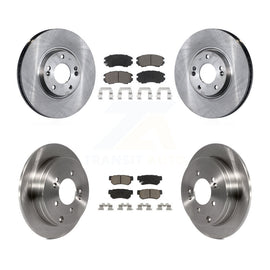 [Front+Rear] 2006-2009 Hyundai Azera Premium OE Brake Rotors & Ceramic Pads Kit For Max Braking