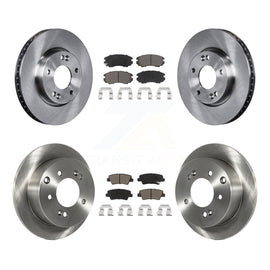 [Front+Rear] 2010-2011 Kia Soul 2.0L Premium OE Brake Rotors & Ceramic Pads Kit For Max Braking