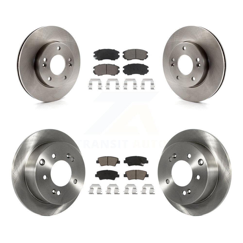 [Front+Rear] 2010-2011 Kia Soul 1.6L Premium OE Brake Kit & Ceramic Pads For Max Braking