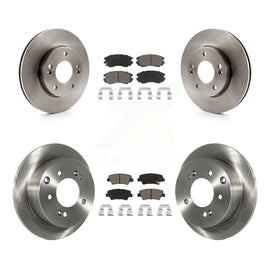 [Front+Rear] 2010-2011 Kia Soul 1.6L Premium OE Brake Rotors & Ceramic Pads Kit For Max Braking