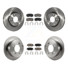 Charger l'image dans la galerie, Front Rear Disc Brake Rotors And Ceramic Pads Kit For Hyundai Sonata 2.4L