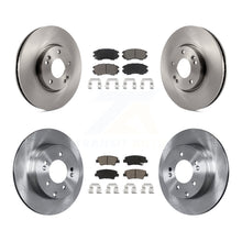 Charger l'image dans la galerie, Front Rear Disc Brake Rotors And Ceramic Pads Kit For Hyundai Sonata 3.3L